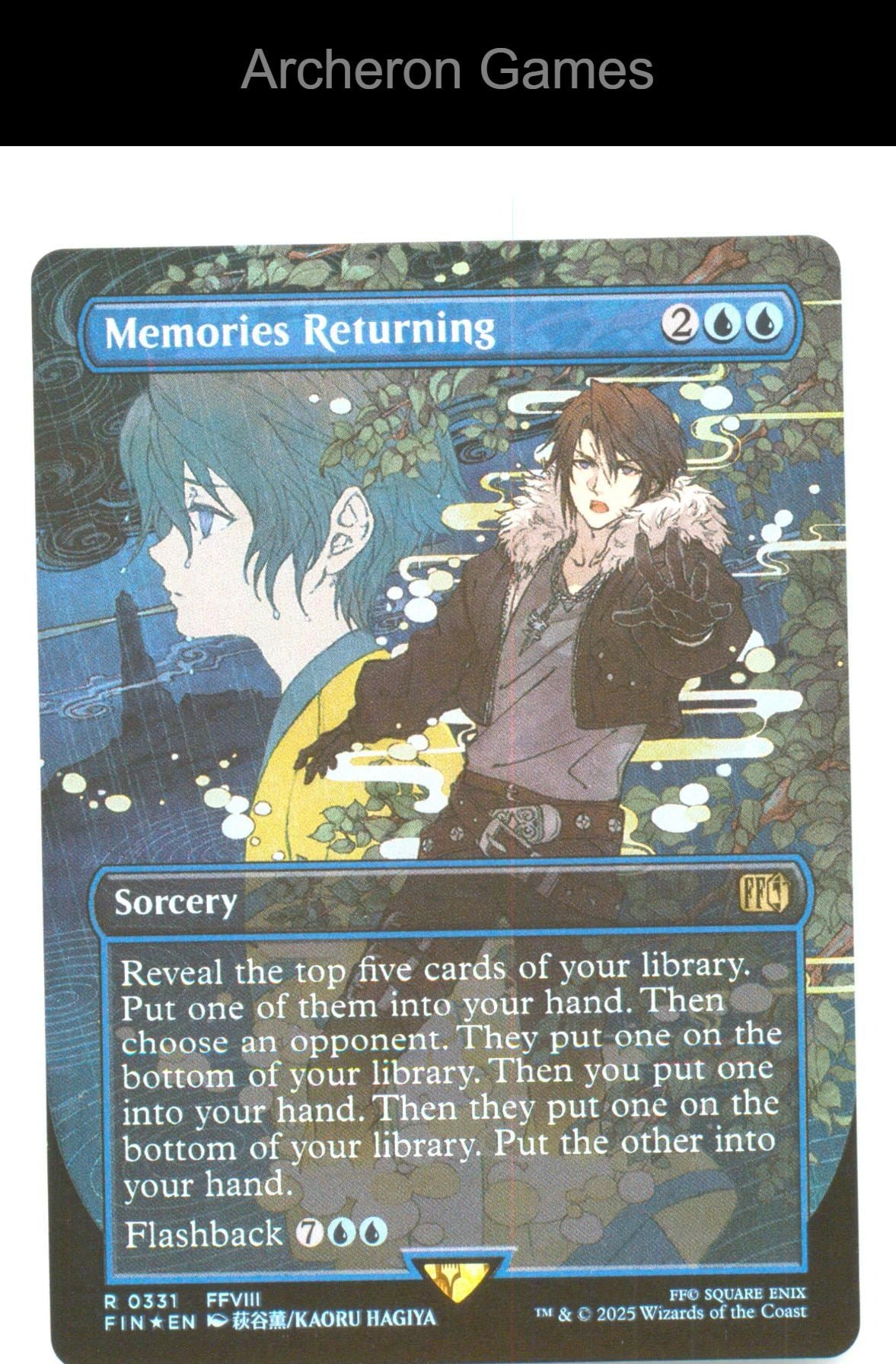 Memories Returning (Borderless) FIN 331 R MTG Card NM/EX+ Foil