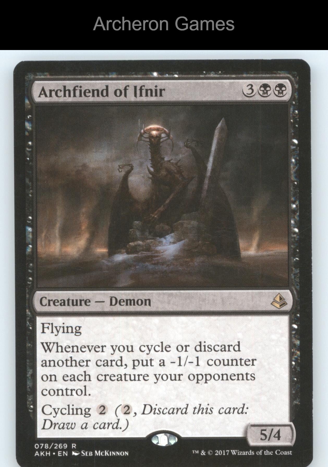 Archfiend of Ifnir 78 R MTG Card Amonkhet