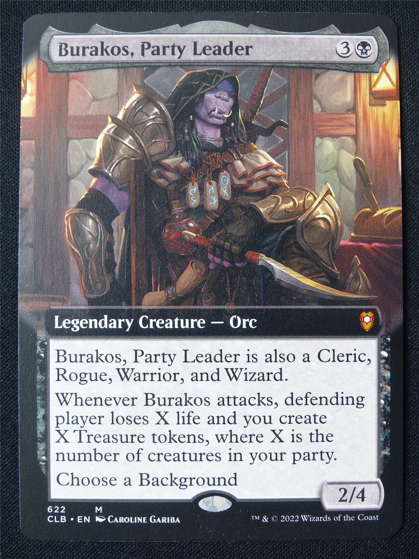 Burakos Party Leader Extended Art - CLB - Mtg Card #2DR