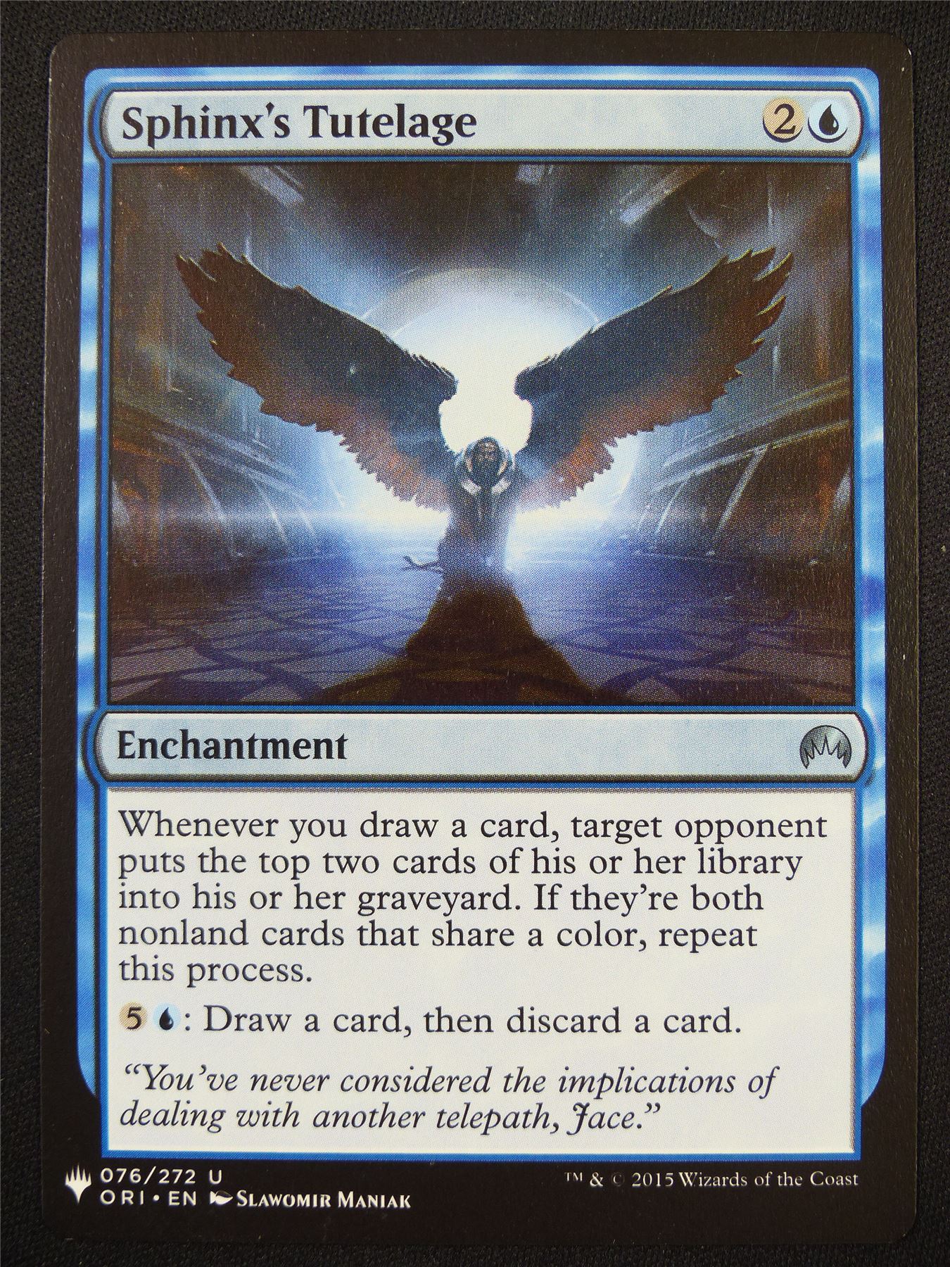 Sphinx's Tutelage - ORI - Mtg Card #5HR