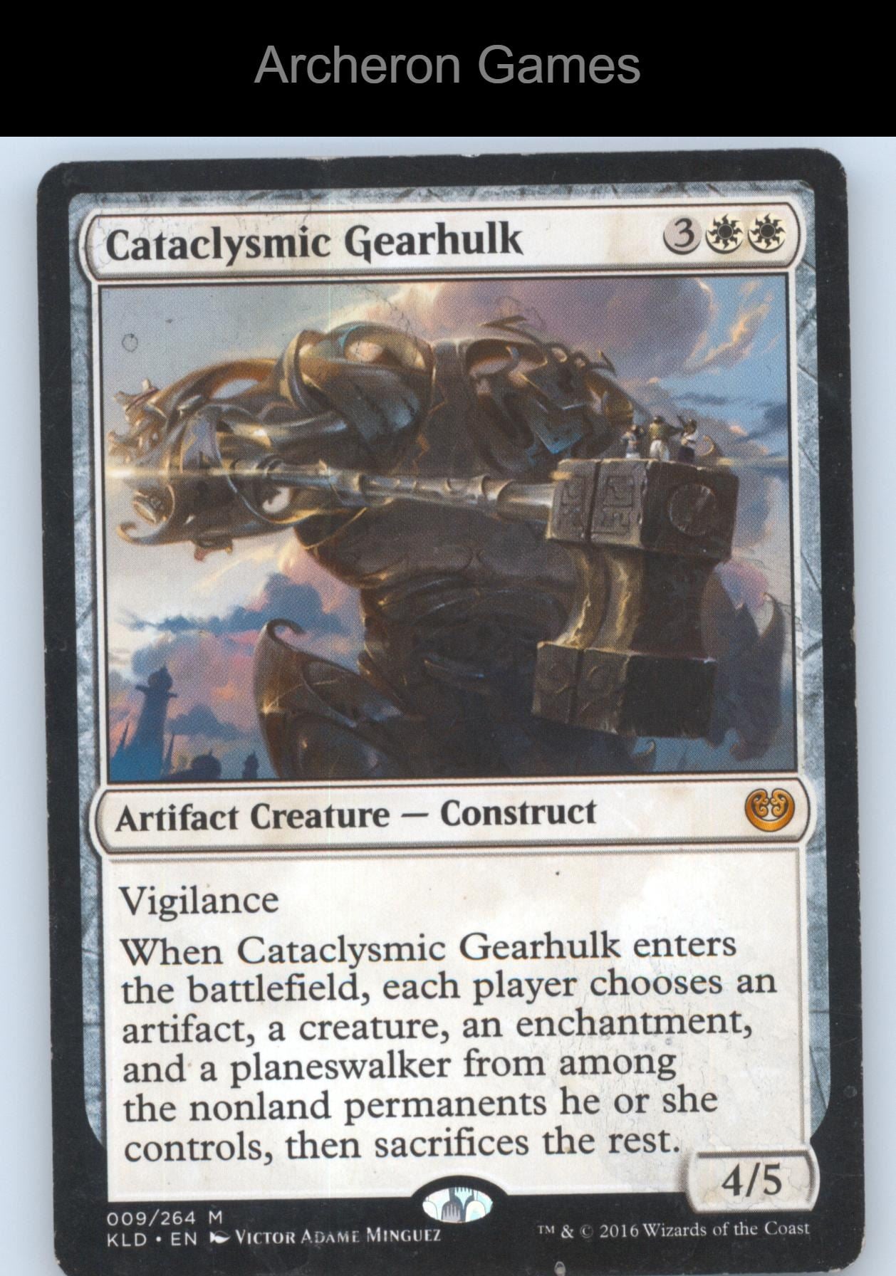 Cataclysmic Gearhulk 9 Mythic MTG Card Kaladesh