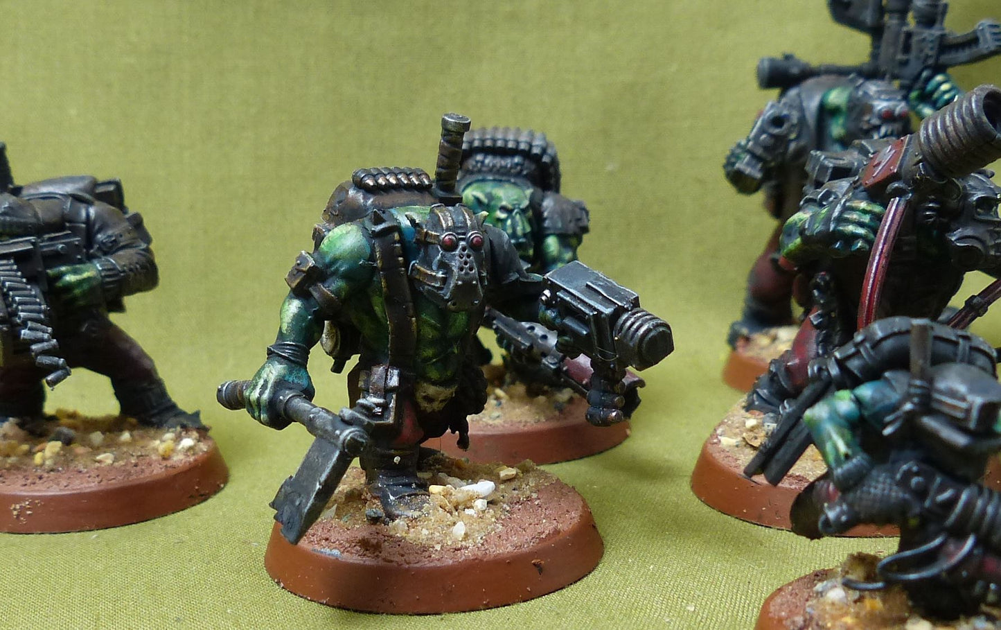 Kommandos Kill Team painted - Ork - Warhammer 40K #36B