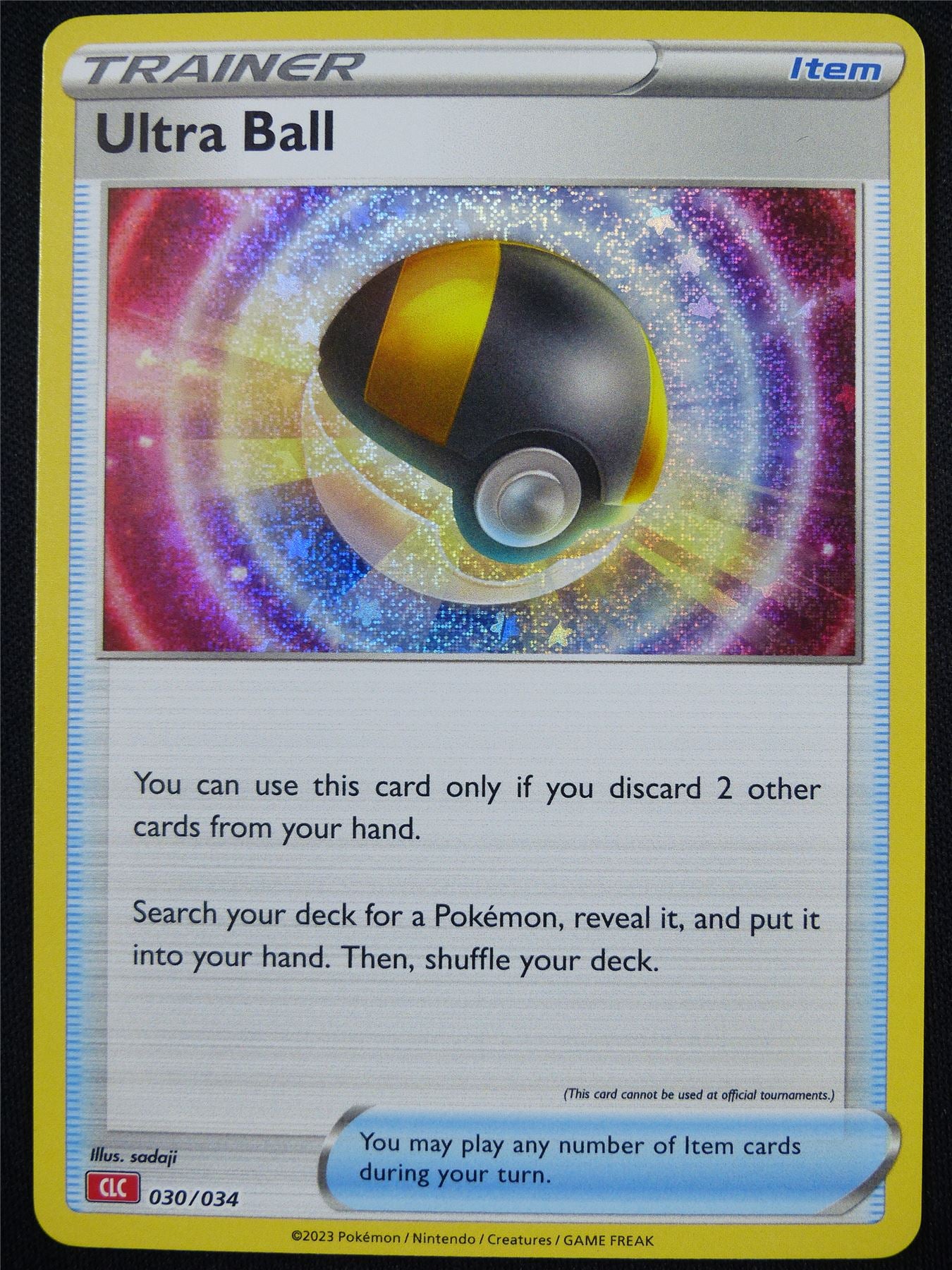 Ultra Ball 030/034 Holo CLC - Classic Pokemon Card #4AT