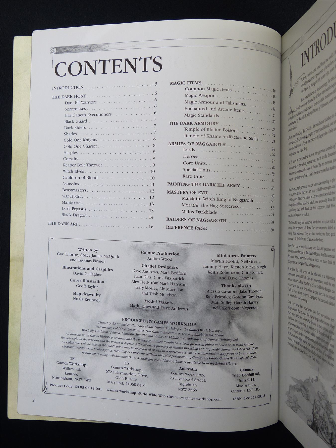 Warhammer Armies: Dark Elves 6th Edition Softback - Warhammer Old World #1H4