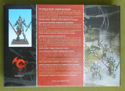 War-Staff of the Griffin: Warriors of the Crusades - Rackham Metal Minis OOP #25D