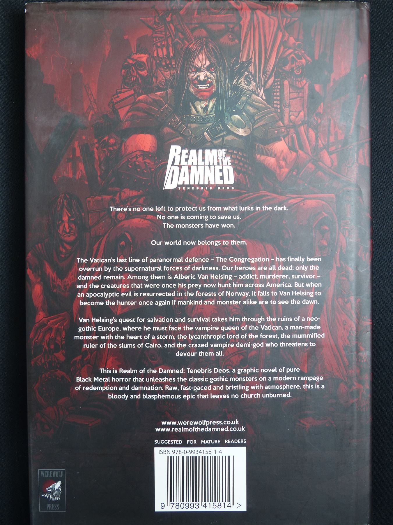 Realm of the Damned: Tenebris Deos - Werewolf Press Graphic Hardback #4RR