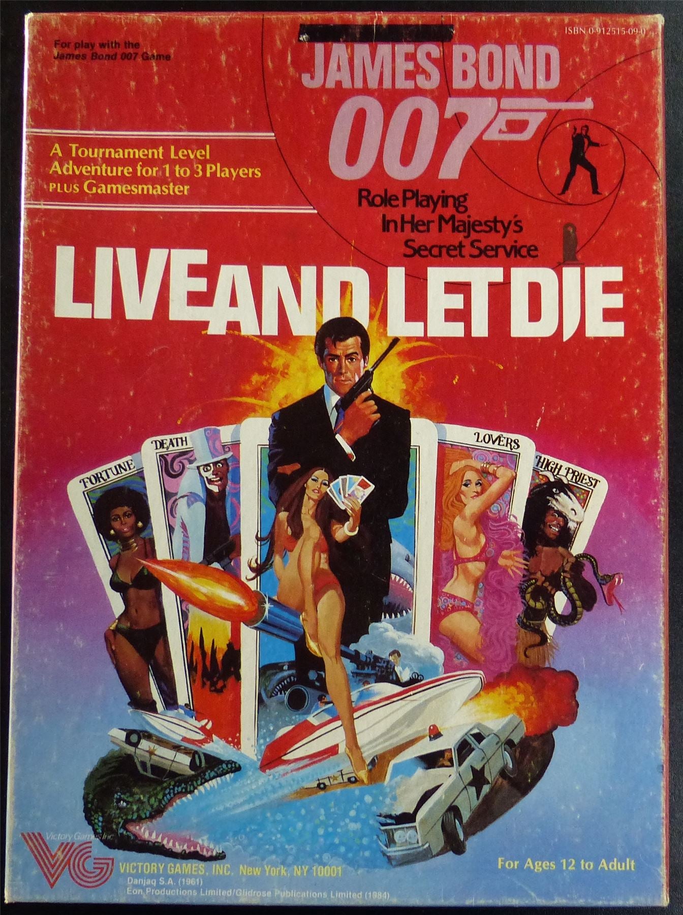 James Bond 007 Roleplaying Game: Live and Let Die OOP - Victory Games #229