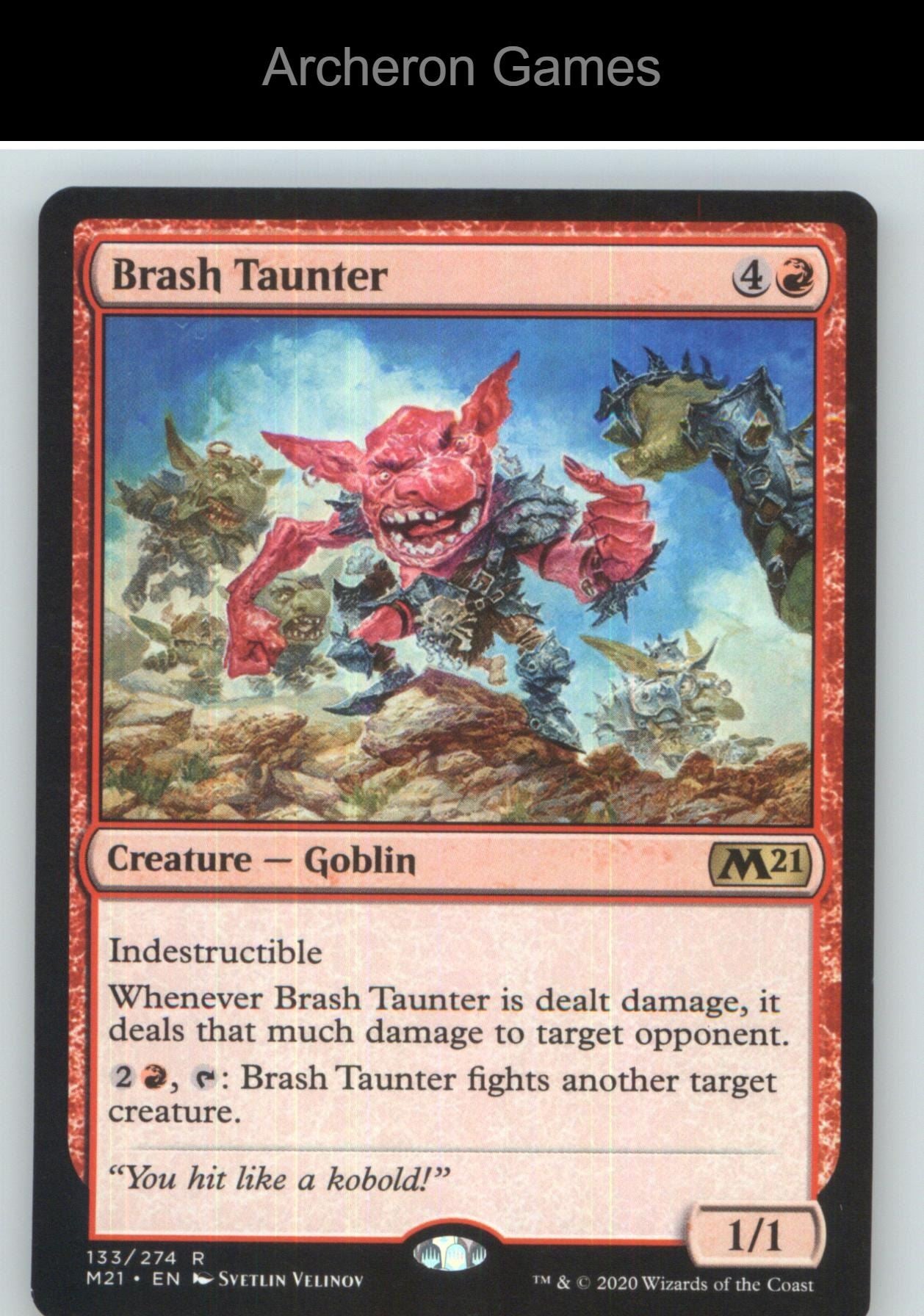 Brash Taunter M21 133 R MTG Card NM/EX+