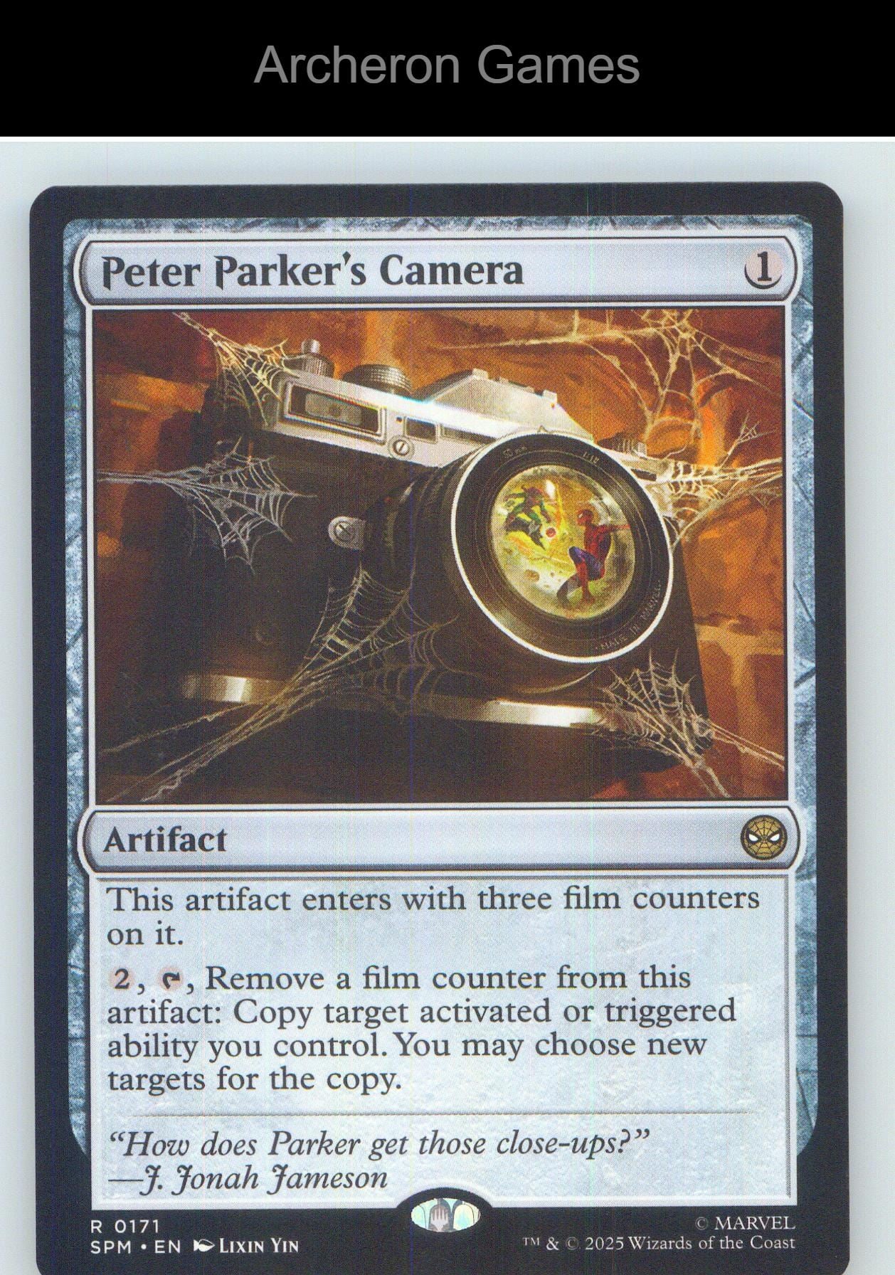 Peter Parker's Camera SPM 171 R MTG Card NM/EX+