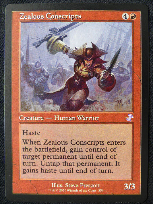 Zealous Conscripts Timeshifted - TSR - Mtg Card #1EN