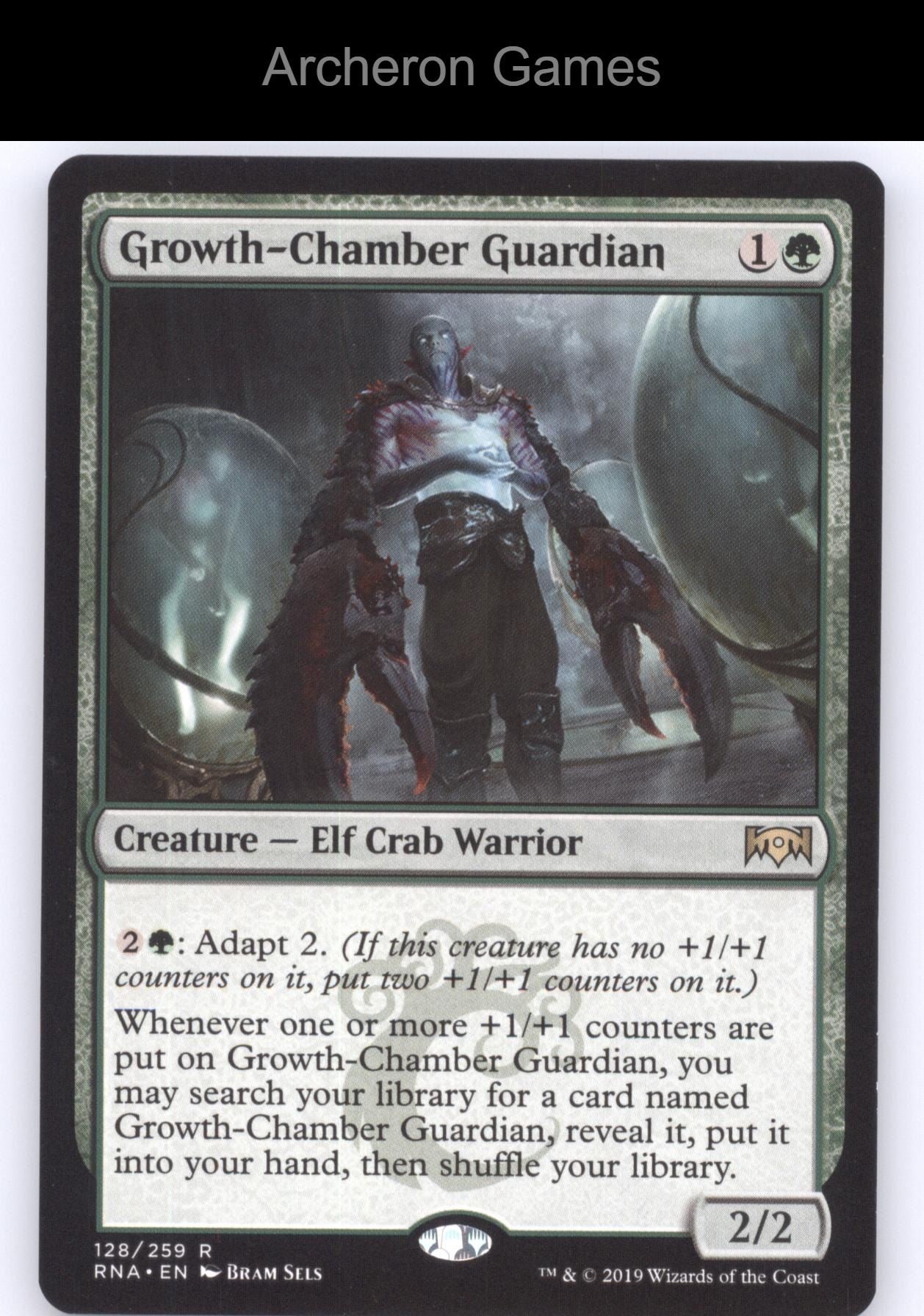 Growth-Chamber Guardian 128 R MTG Card Promo Pack: Throne of Eldraine