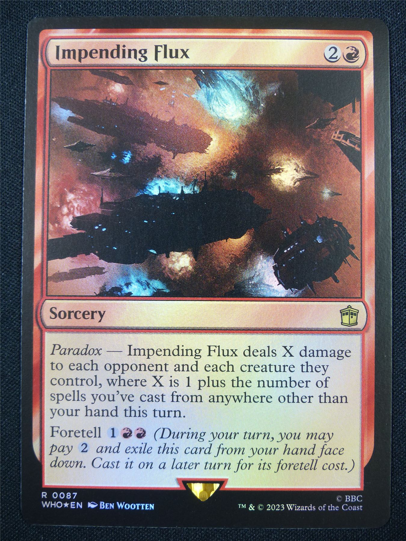 Impending Flux Foil - WHO - Mtg Card #DW