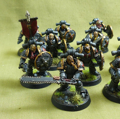 MKIII Tactical Squad with Upgrades painted - Space Wolves - Warhammer Horus Heresy #4XM