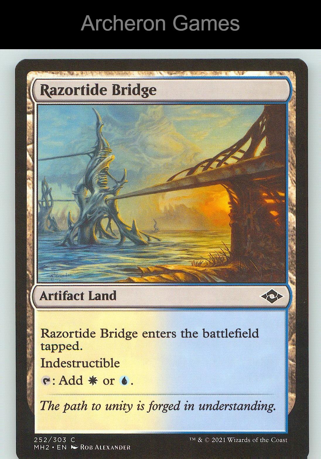 Razortide Bridge MH2 252 C MTG Card NM/EX+