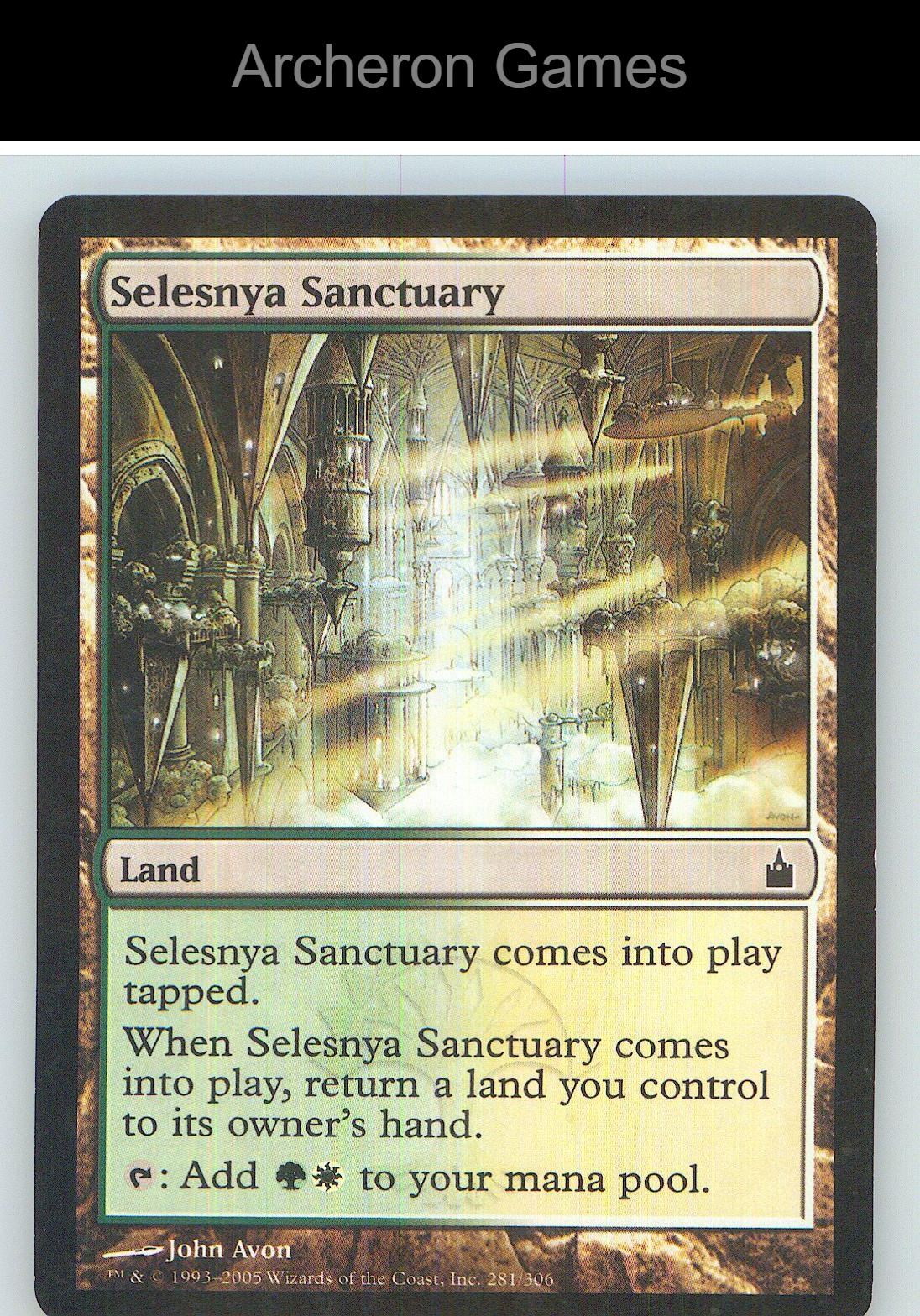 Selesnya Sanctuary RAV 281 C MTG Card NM/EX+