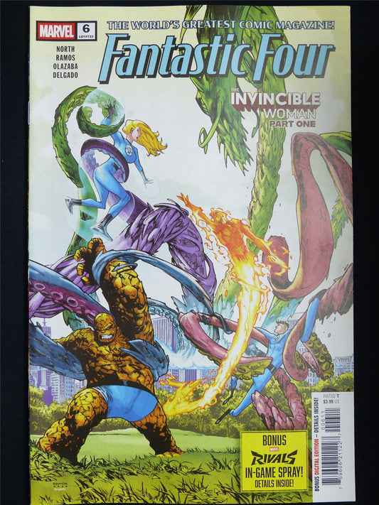 FANTASTIC Four #6 - Marvel Comic #LC