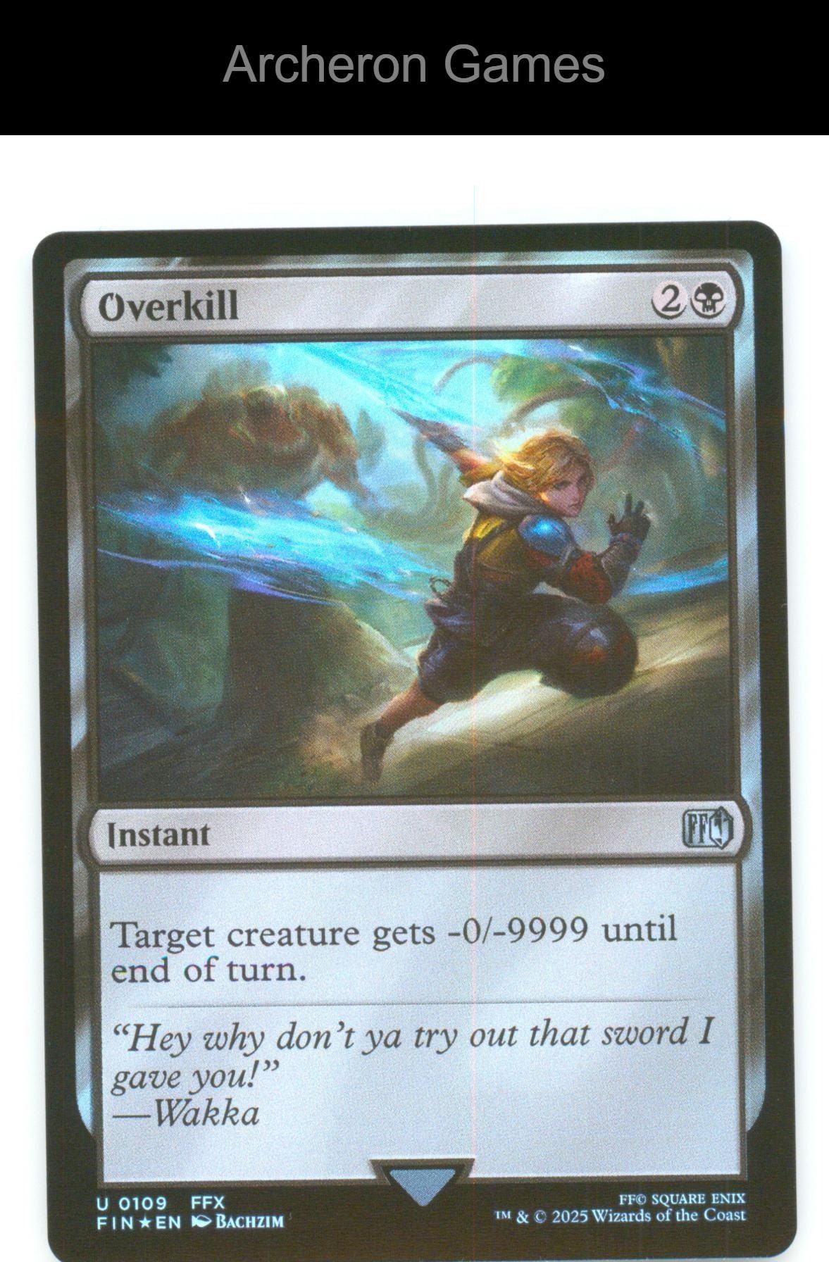 Overkill FIN 109 UC MTG Card NM/EX+ Foil