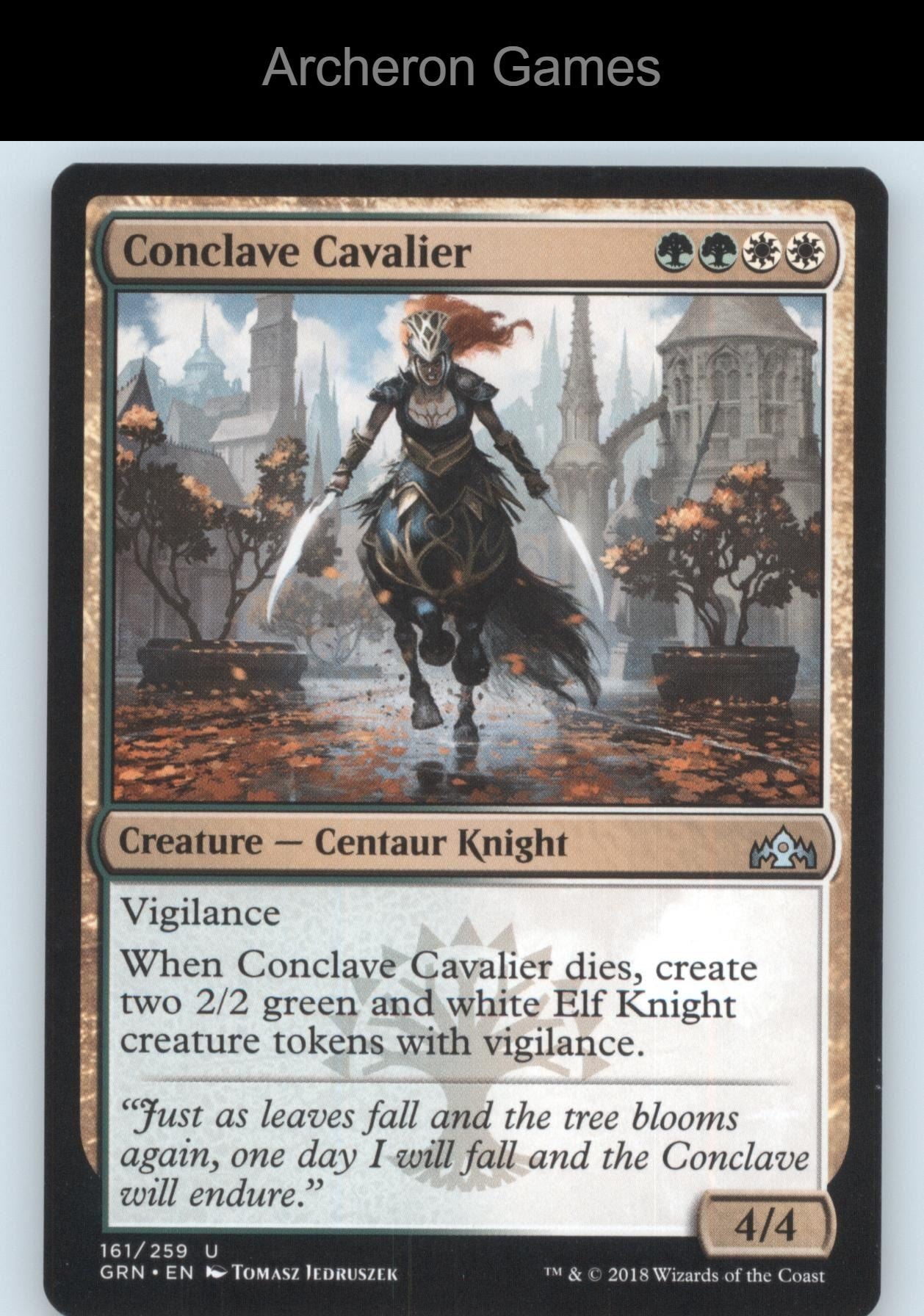 Conclave Cavalier 161 UC MTG Card Guilds of Ravnica