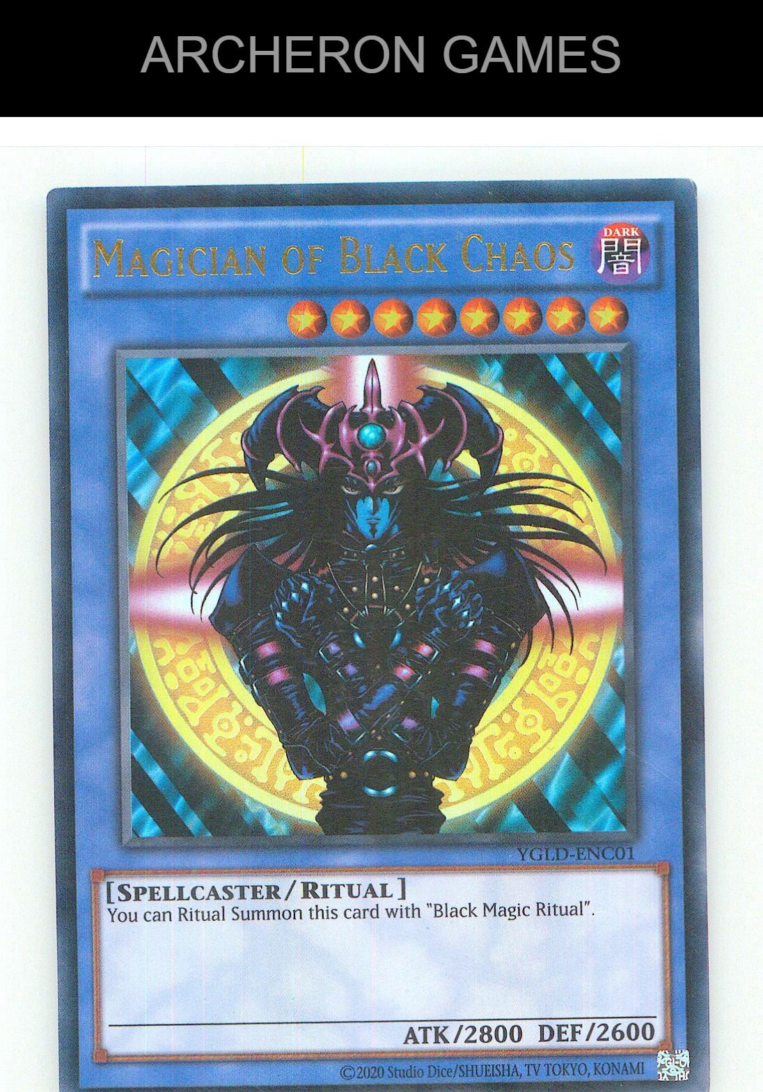 Magician of Black Chaos Ultra Rare YUGIOH Card 1st Edition