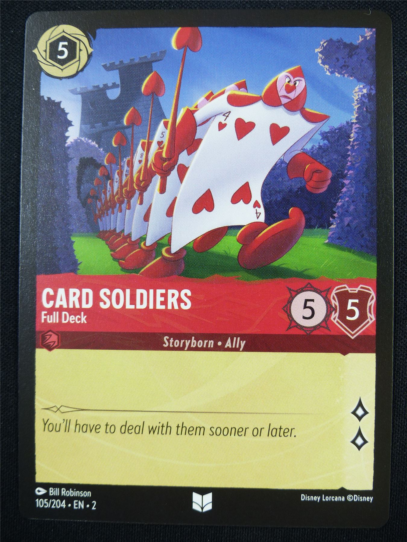 Card Soldiers Full Deck 105/204 - Lorcana Card #4QC