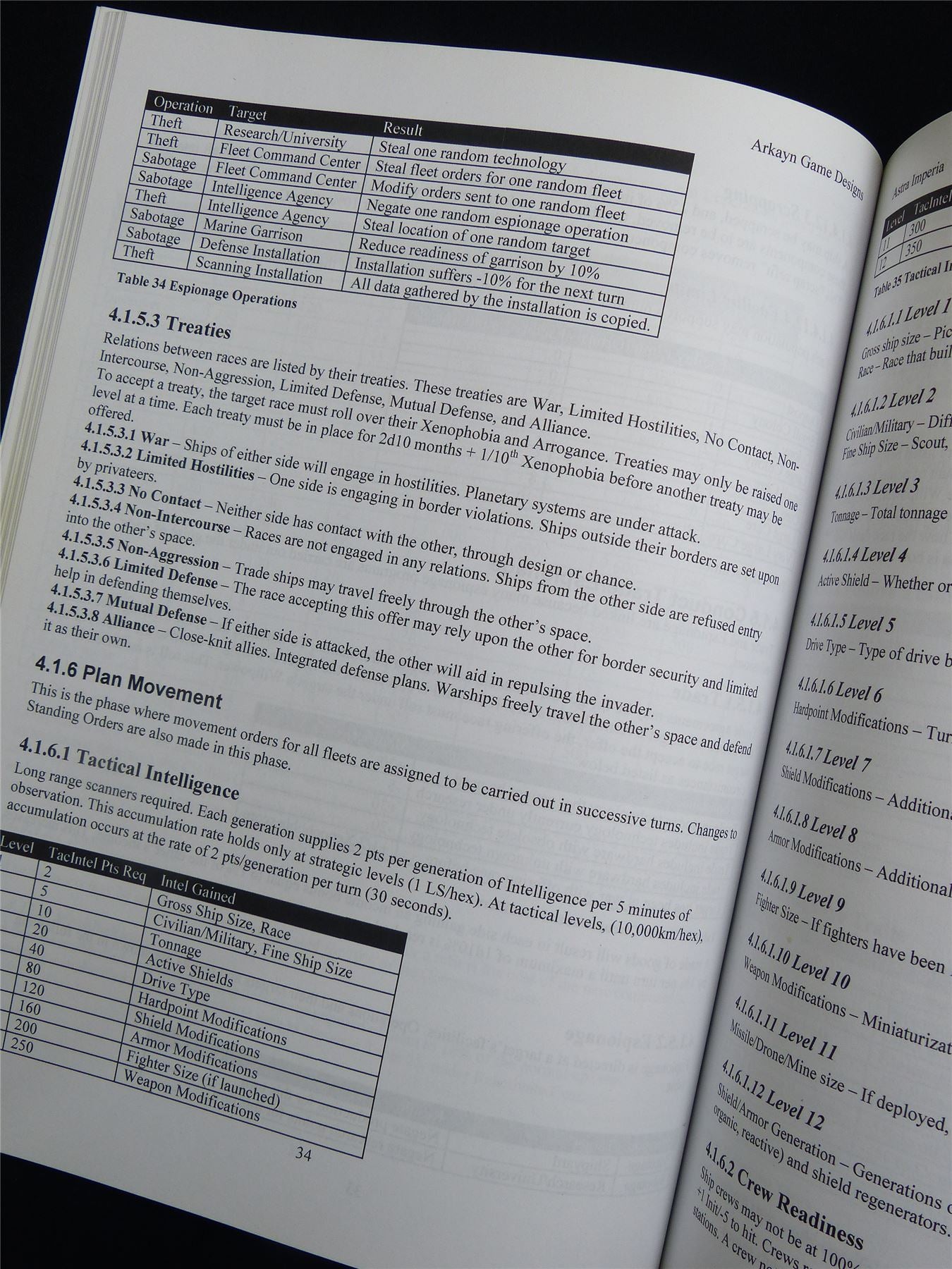 Astra Imperia Space Combat Simulations - Rulebook Softback #2VP