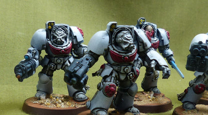 Terminator Squad painted - White Scars - Warhammer 40K #4PT