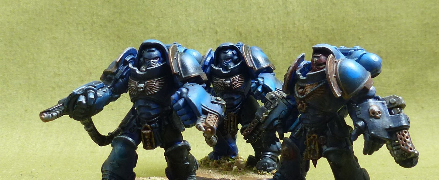 Aggressor Squad Painted - Ultramarines - Warhammer 40K #24T