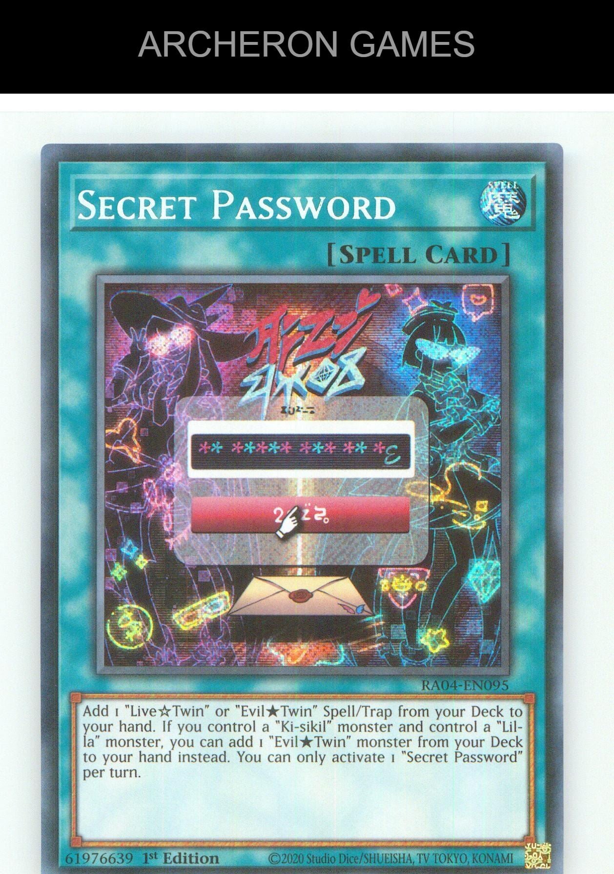 Secret Password (Secret Rare) SEC YUGIOH Card 1st Edition
