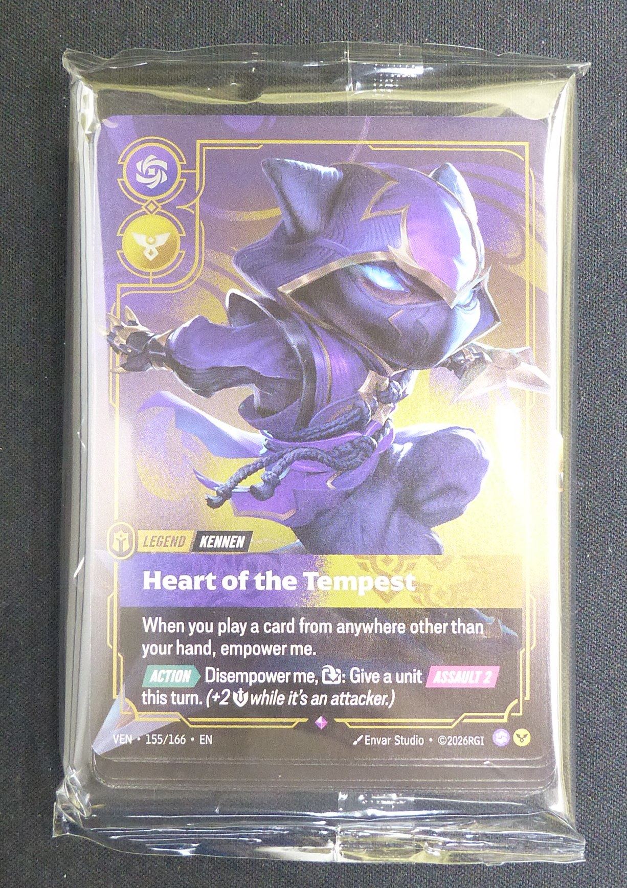 Kennen Heart of the Tempest Vendetta Pre-Release Deck - Riftbound Card #2U1