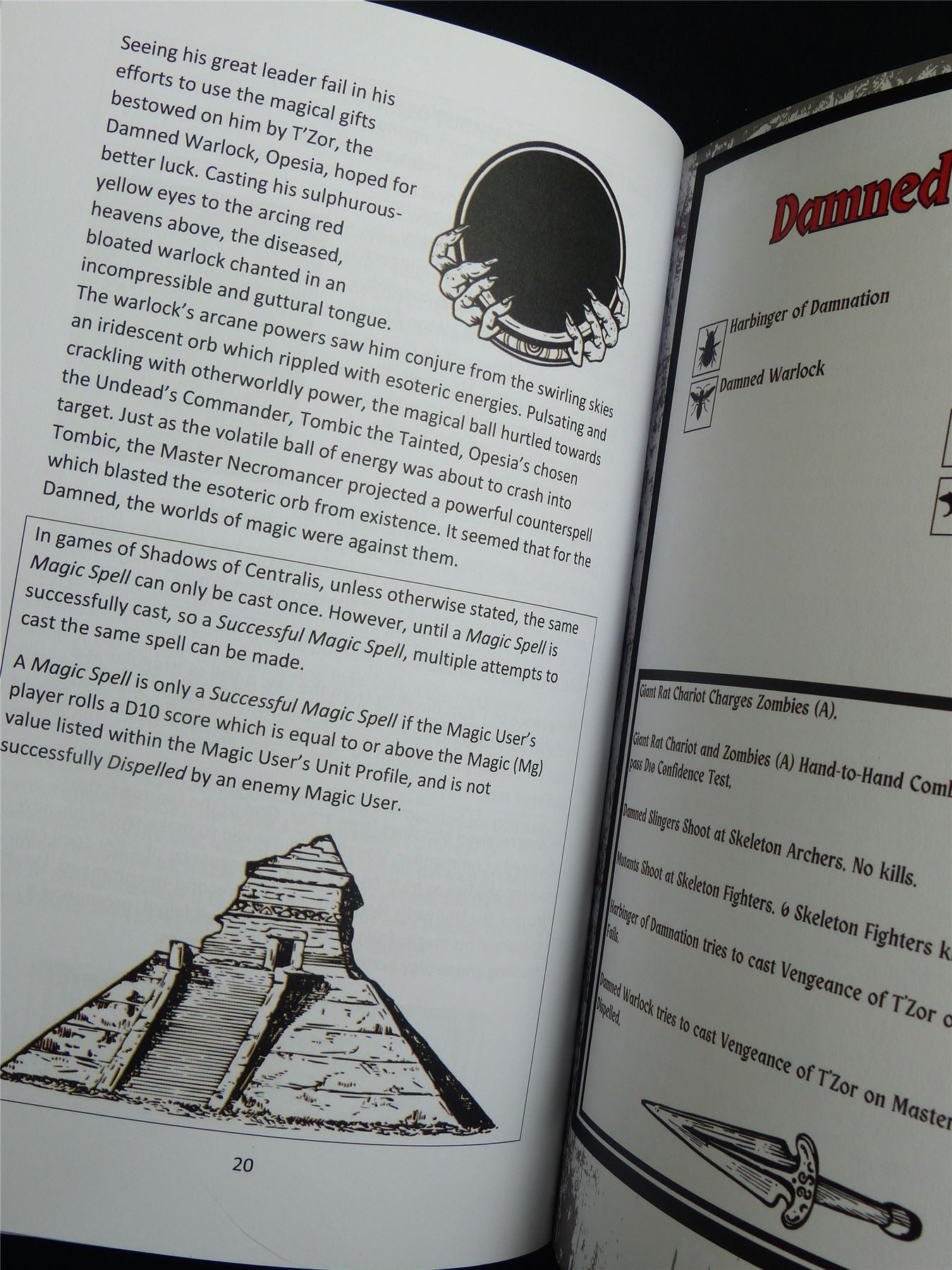 Shadows of Centralis Monthly Magazine #32 Wombat Wargames Softback #2M8