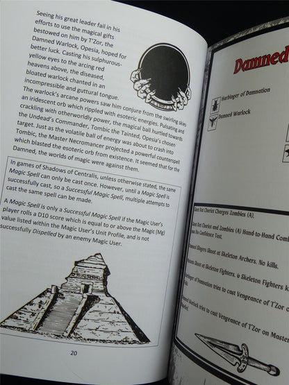 Shadows of Centralis Monthly Magazine #32 Wombat Wargames Softback #2M8