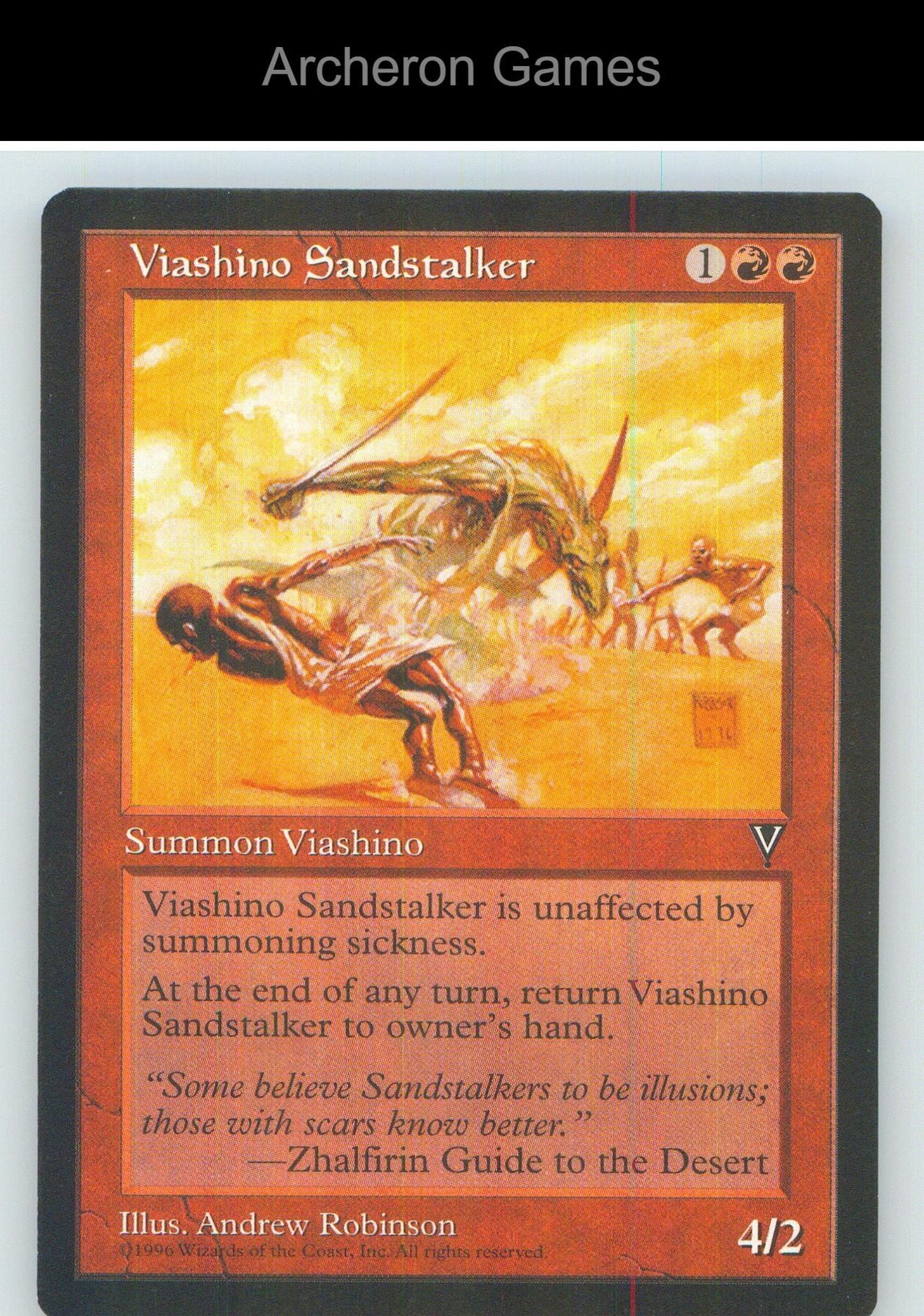 Viashino Sandstalker VIS UC MTG Card NM/EX+