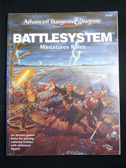 Advanced Dugeons & Dragons: battle System Miniatures Rules - TSR Softback #2M3
