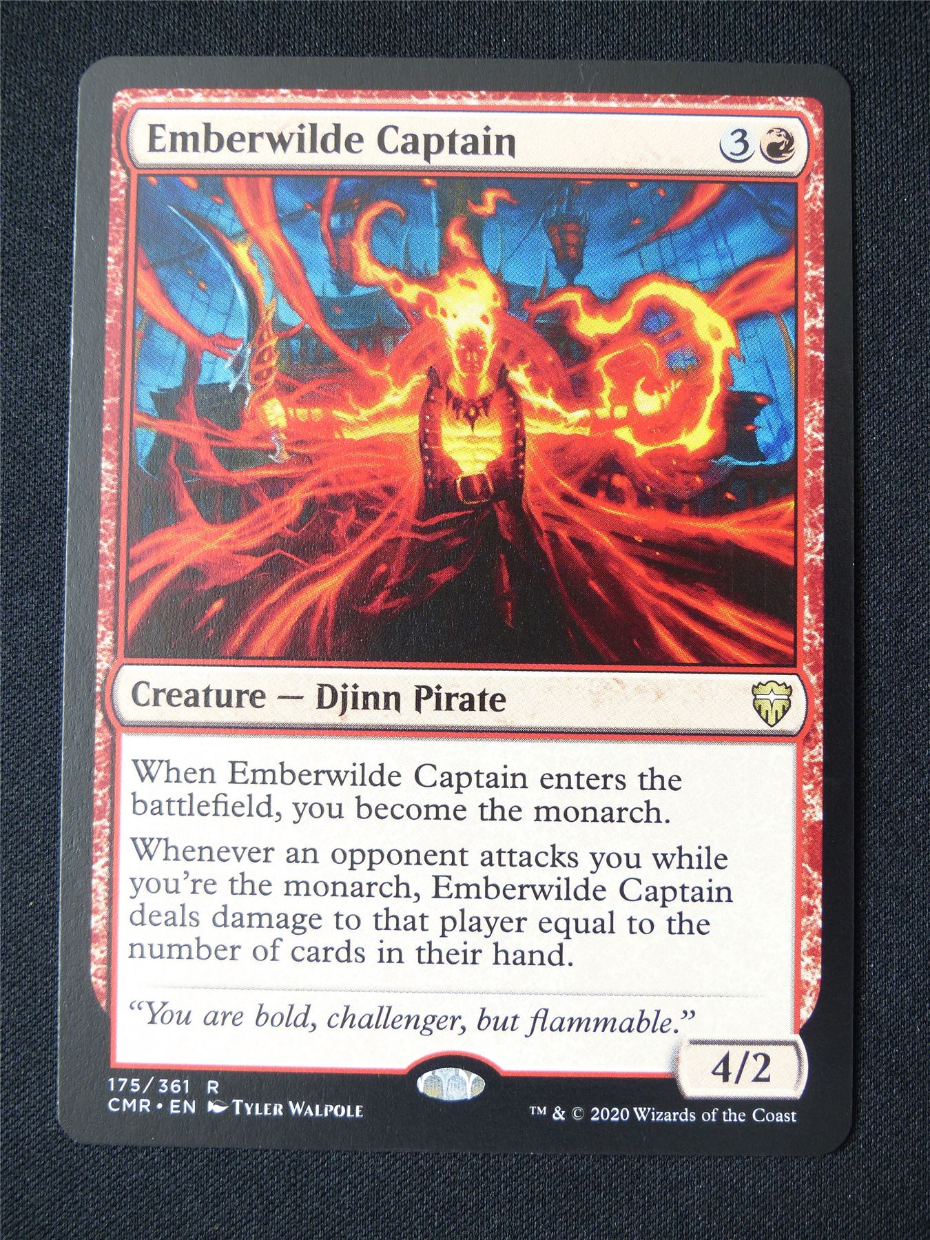 Emberwilde Captain - CMR - Mtg Card #108