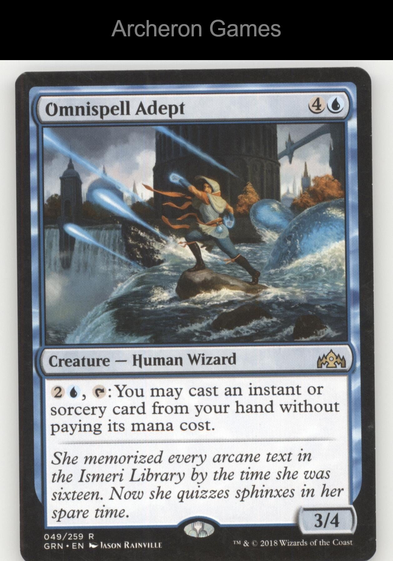 Omnispell Adept 49 R MTG Card Guilds of Ravnica