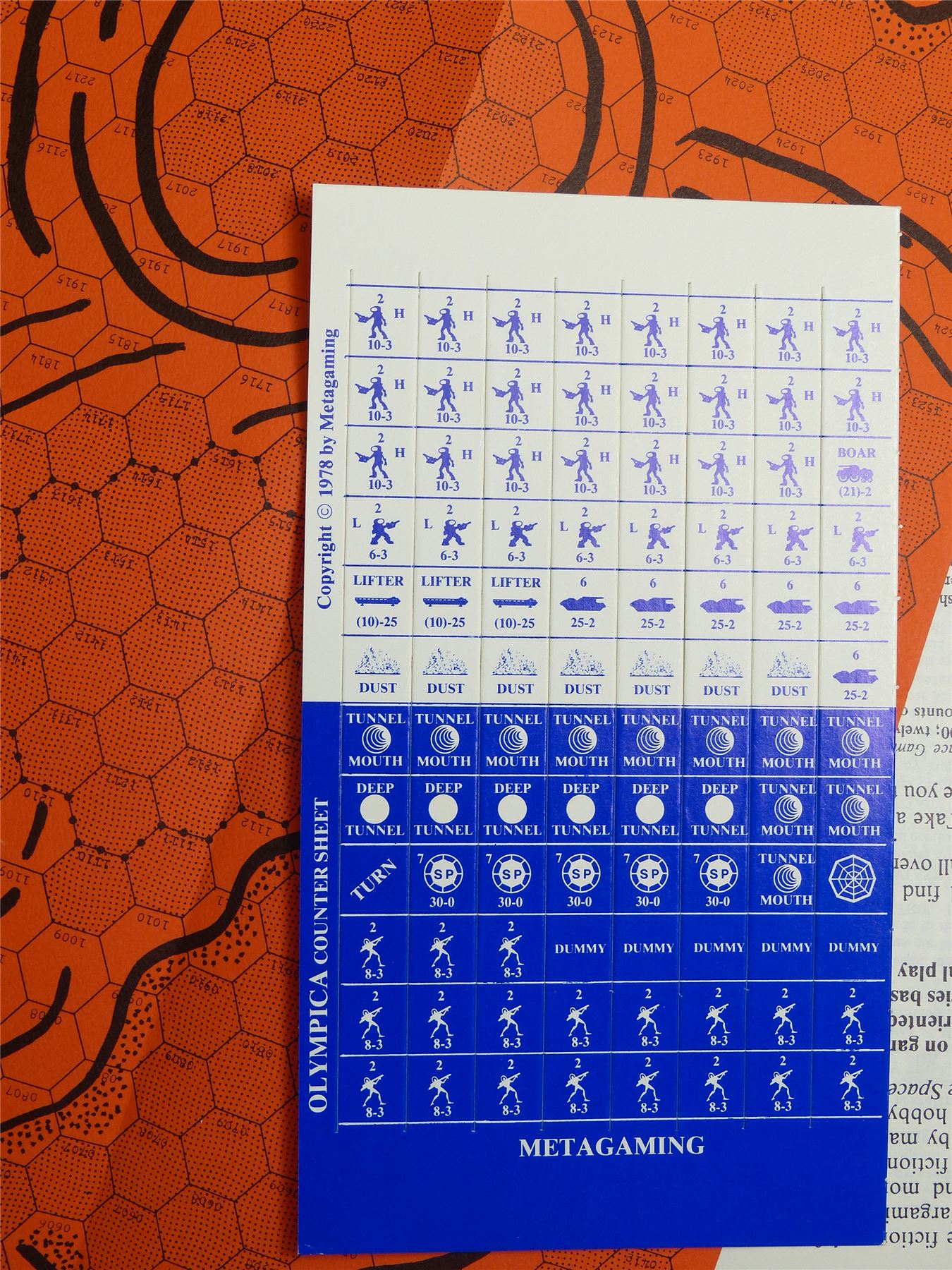 Olympica Microgame 7 Booklet - Metagaming Rulebook Booklet #2VS