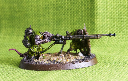 Skaven - Warplock Jezzail Team Painted x 1 Model - Warhammer AoS 40k #IB