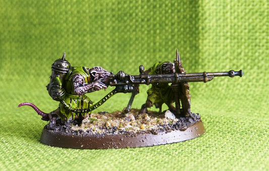 Skaven - Warplock Jezzail Team Painted x 1 Model - Warhammer AoS 40k #IB