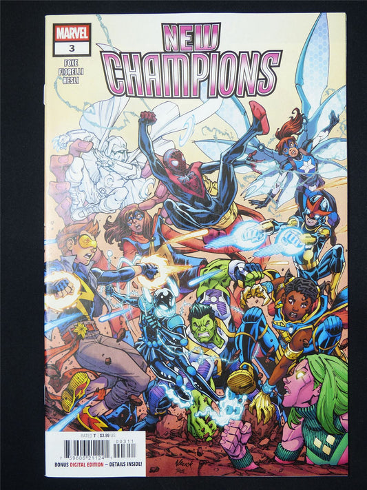 New CHAMPIONS #3 - Marvel Comic #2QK
