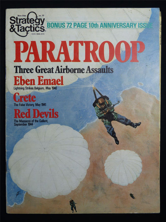 Strategy & Tactics: Paratroop Three Great Airborne Assaults - Magazine #BK