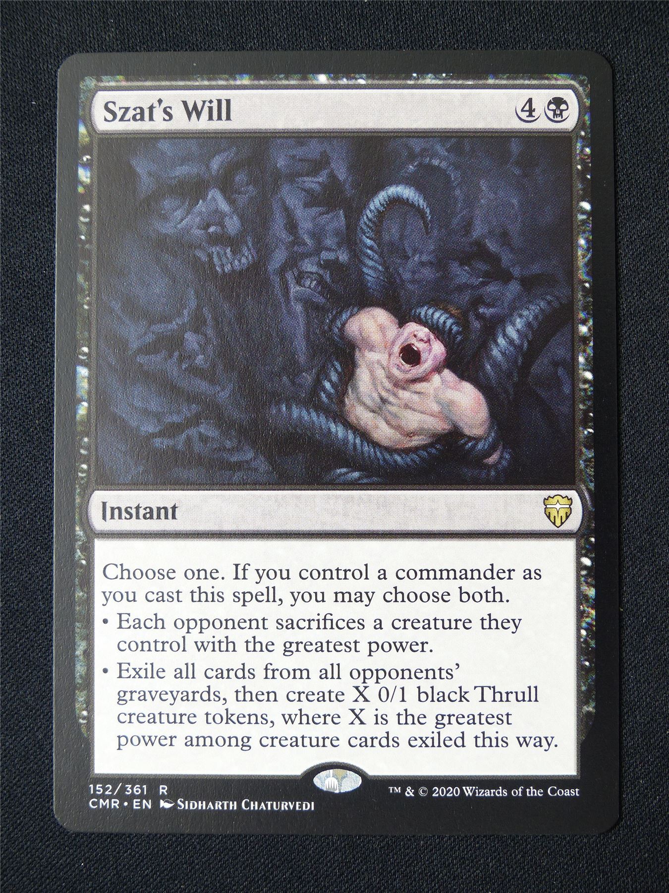 Szat's Will - CMR - Mtg Card #2XA