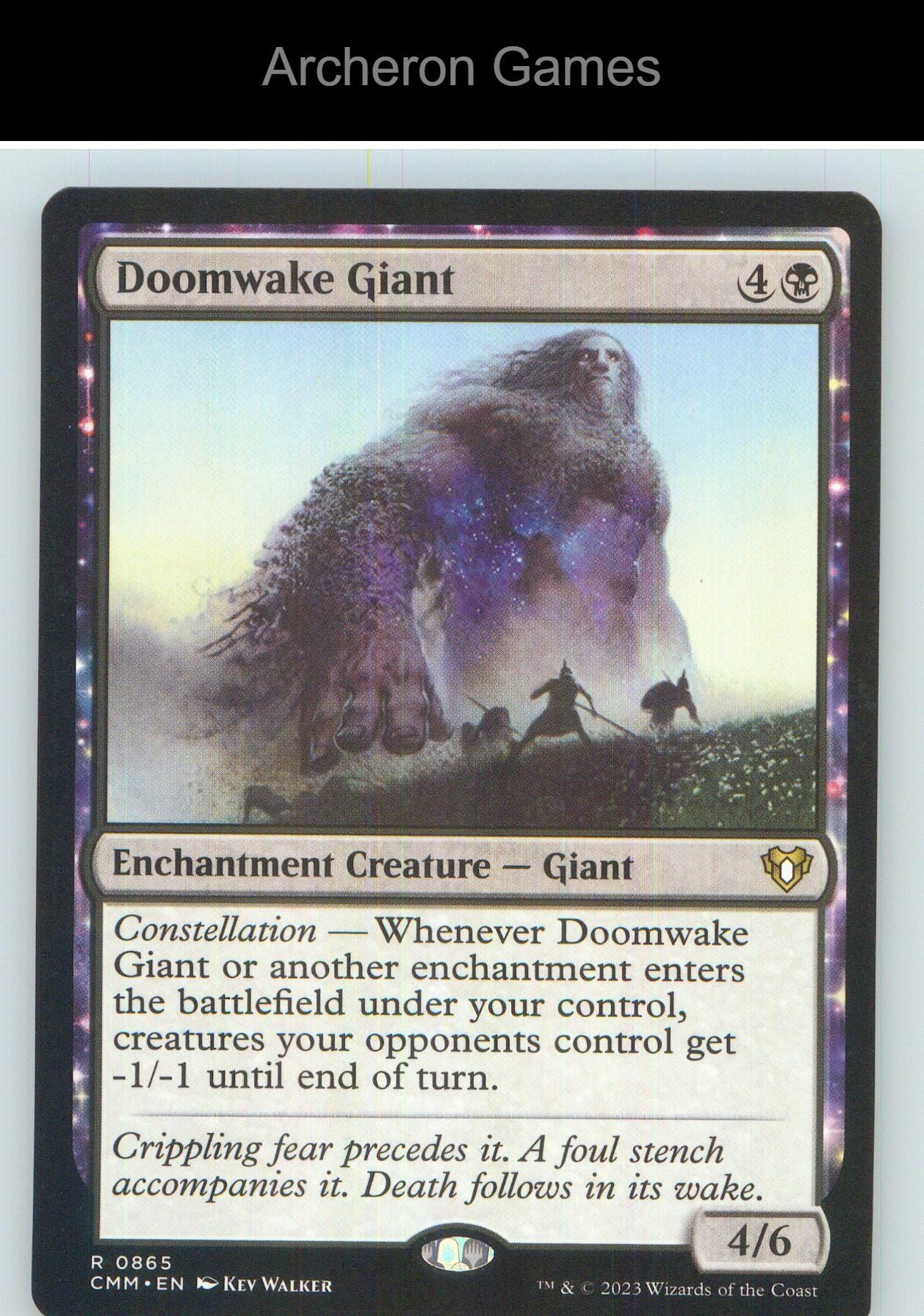 Doomwake Giant CMM 865 R MTG Card NM/EX+