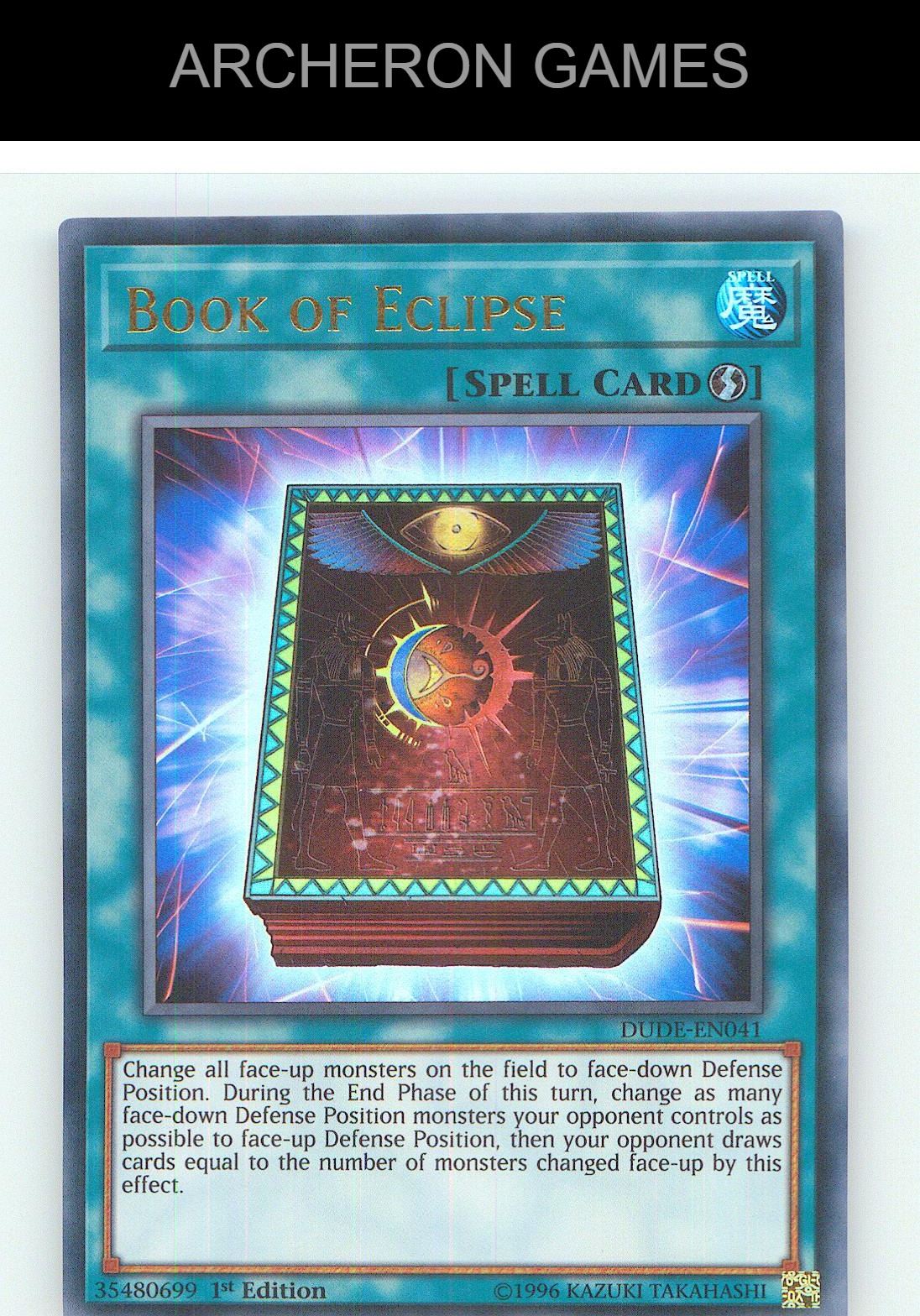 Book of Eclipse Ultra Rare YUGIOH Card 1st Edition