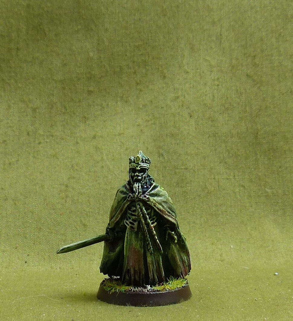 Classic Metal King of the Dead painted OOP - Warhammer Middle-Earth #2EJ