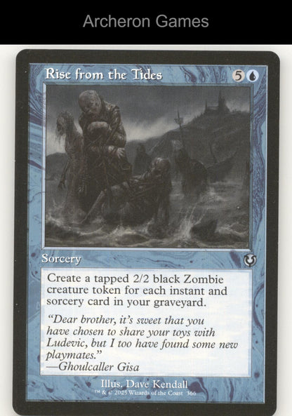 Rise from the Tides (Retro Frame) 366 UC MTG Card Innistrad Remastered