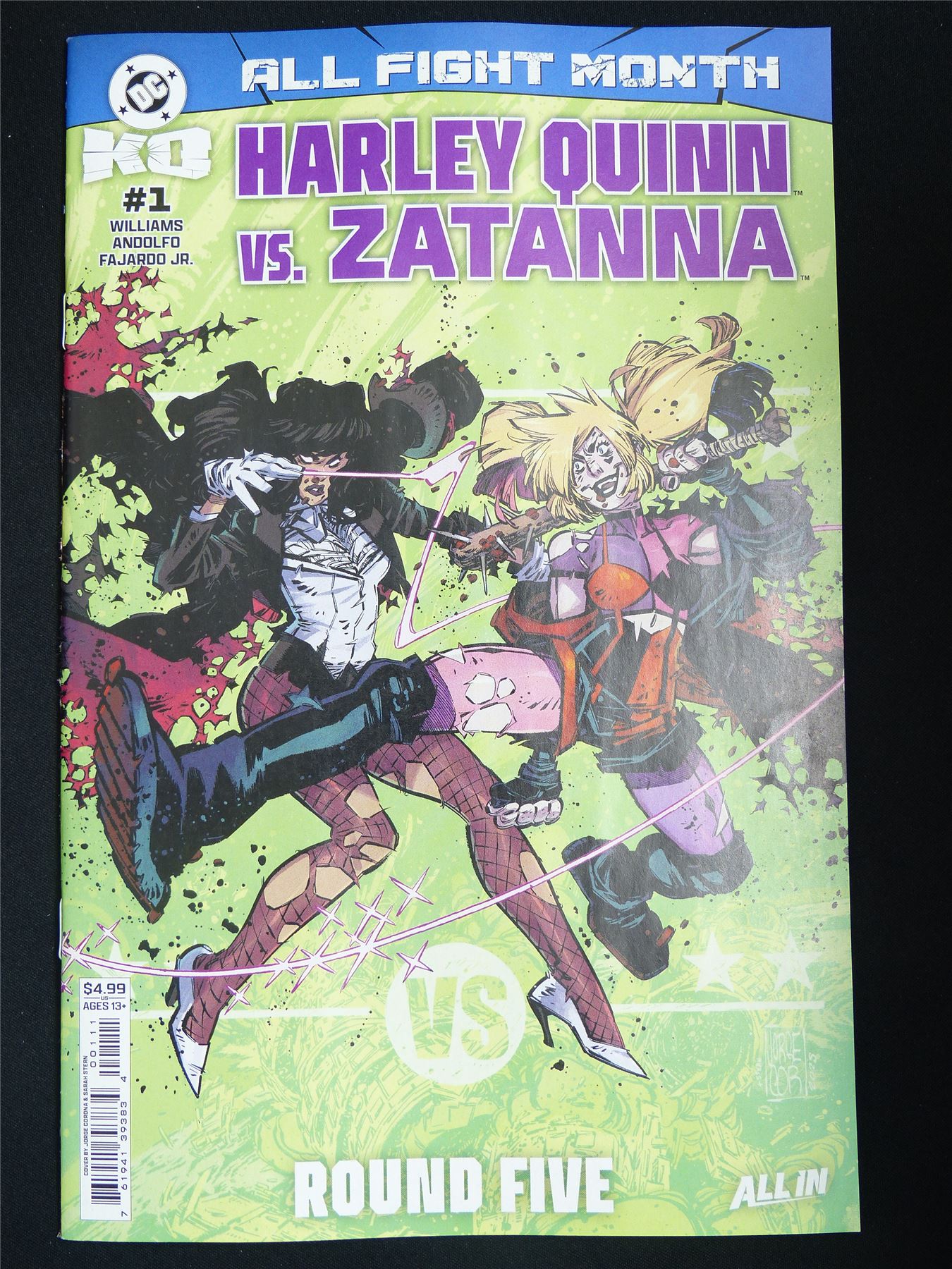 HARLEY Quinn vs Zatanna DC KO #1 - Feb 2026 DC Comic #HN