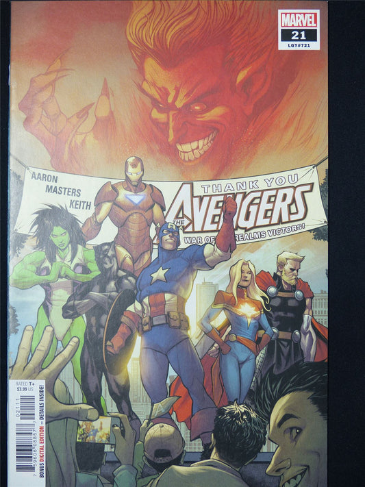 The AVENGERS #21 - B&B Marvel Comic #BZ