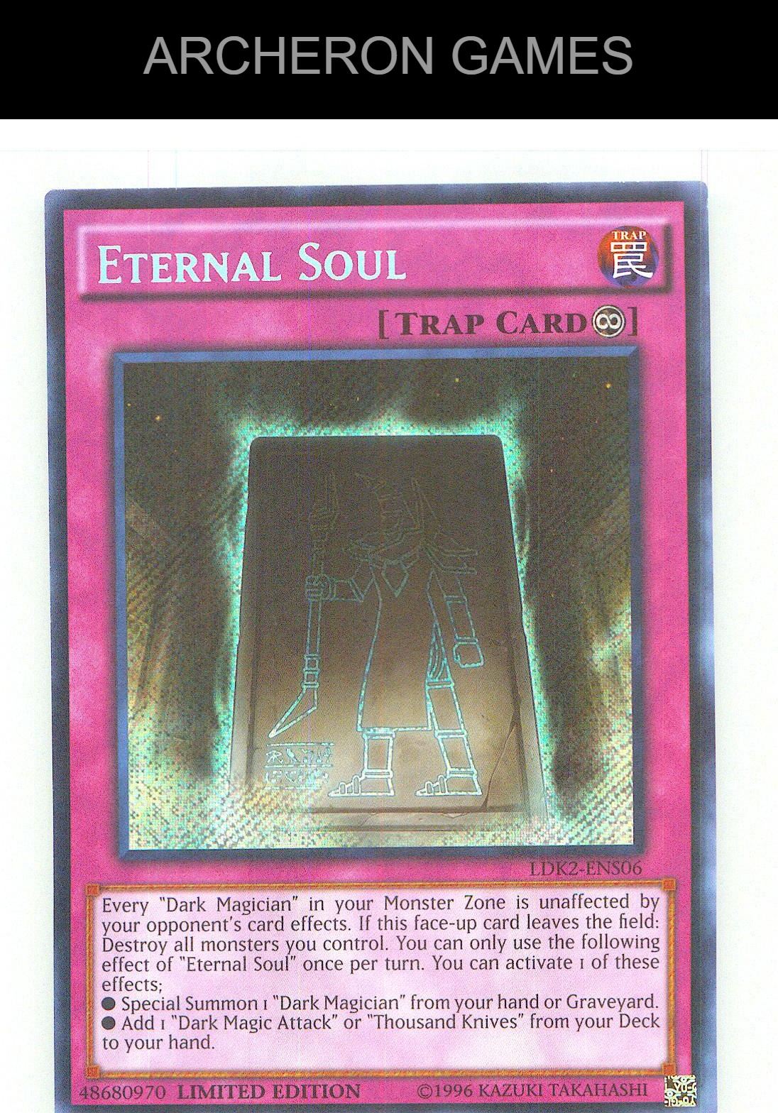 Eternal Soul SEC YUGIOH Card Limited