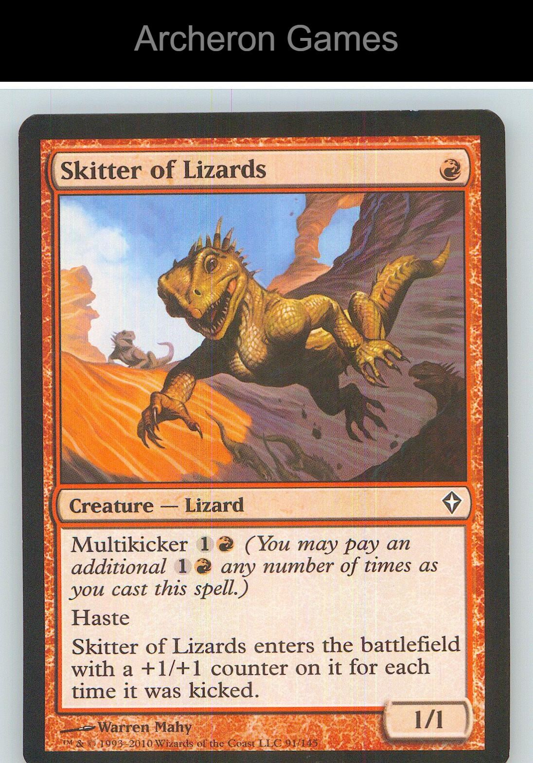 Skitter of Lizards WWK 91 C MTG Card NM/EX+