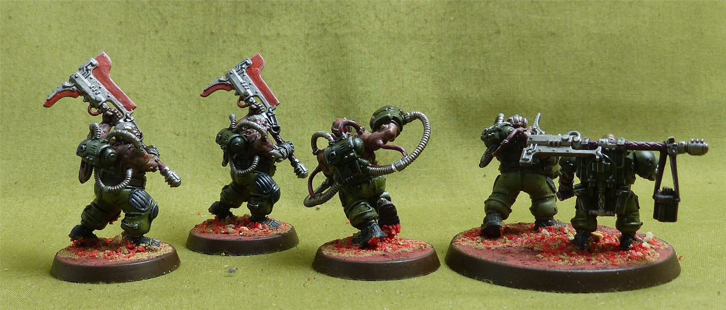 Cthonian Beserks set of 4 painted - Leagues of Votann - Warhammer 40K #1J5